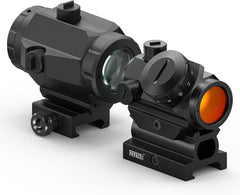 Feyachi RS-23 Red Dot Sight with M40 3X Magnifier Combo Kit, 1x22mm Red Dot Sight & Magnifier Built-in Flip Mount Combo, Absolute Co-Witness feyachi Default Title Default Title-