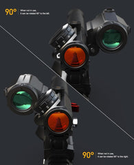 Feyachi RS-23 Red Dot Sight with M40 3X Magnifier Combo Kit, 1x22mm Red Dot Sight & Magnifier Built-in Flip Mount Combo, Absolute Co-Witness feyachi Default Title Default Title-