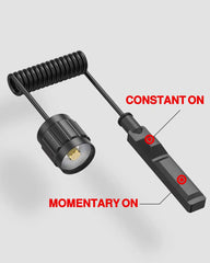 Feyachi FL17 Tactical Flashlight 1200 Lumen with M Lock Rail Mount and Pressure Switch Included