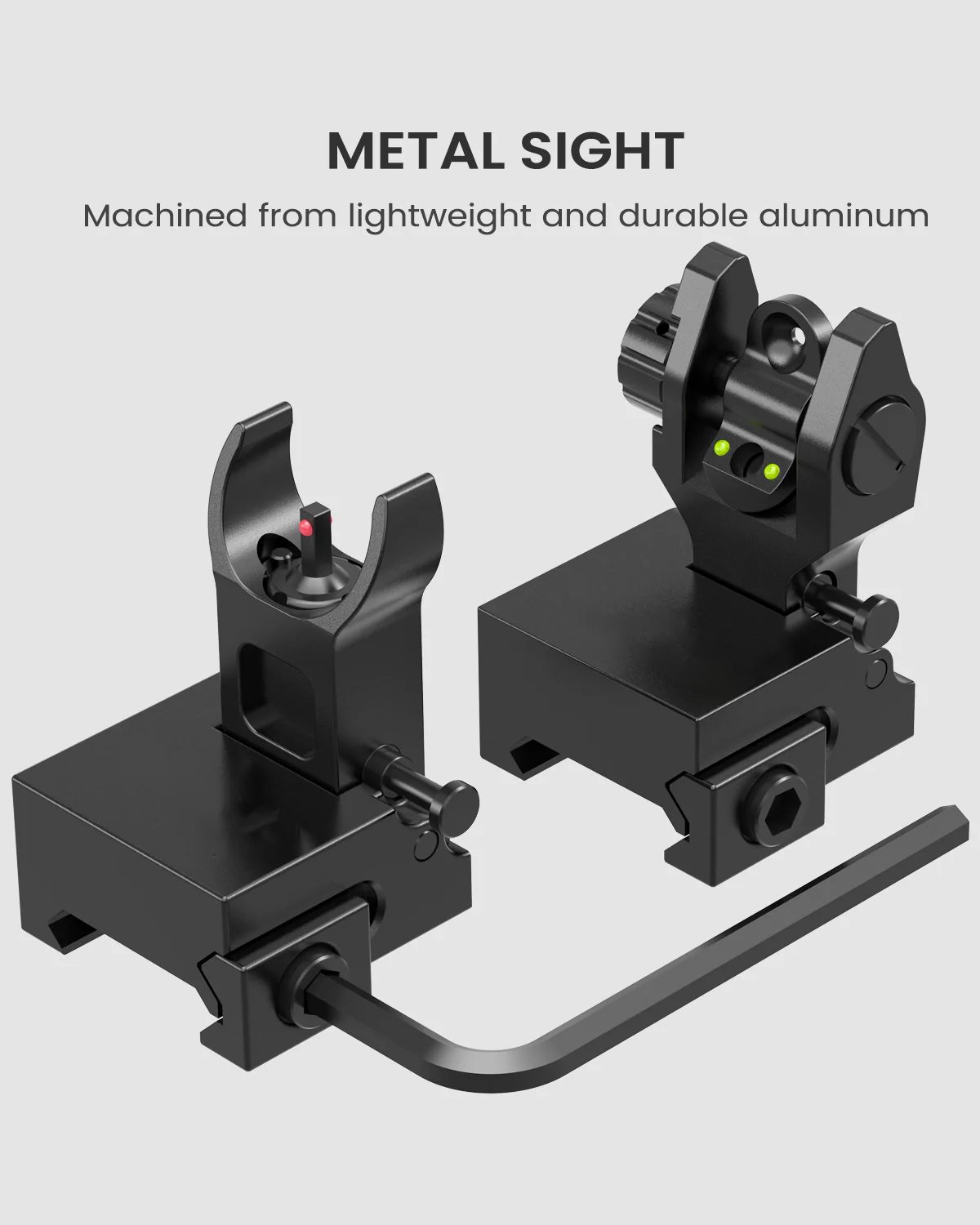 Feyachi S27 Fiber Optic Iron Sights