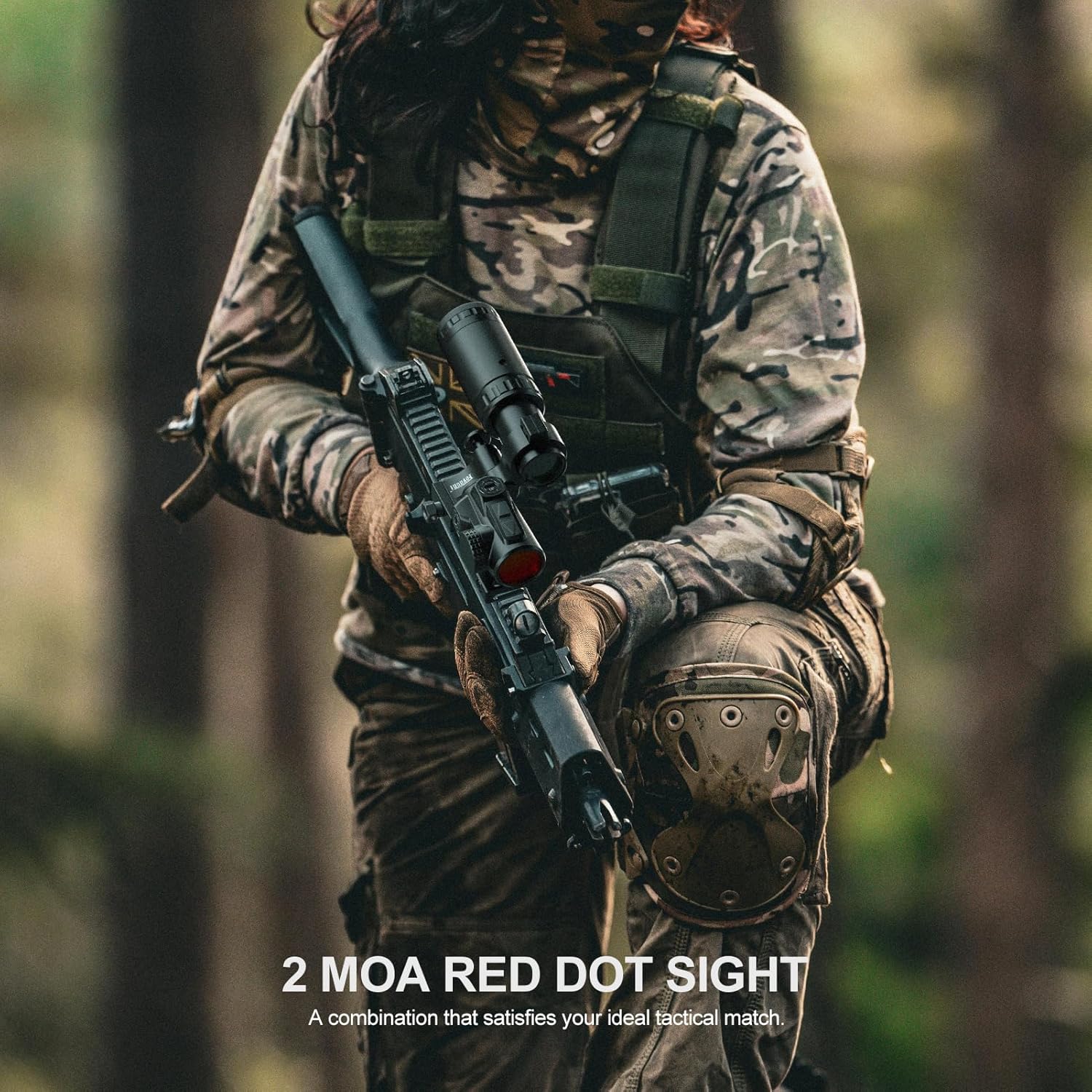 Feyachi V90 2 MOA Red Dot Sights with M37 5X Magnifier Combo Set 1 x 25mm Red Dot and Magnifier Combo Built-in Flip Mount Absolute Co-Witness feyachi Default Title Default Title-