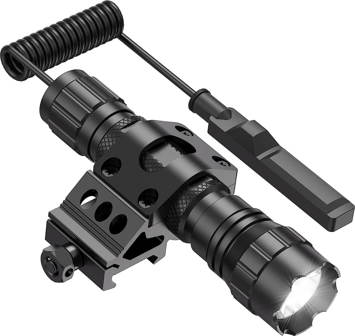 Feyachi FL11-MB Tactical Flashlight - 1200 Lumen Picatinny Mount