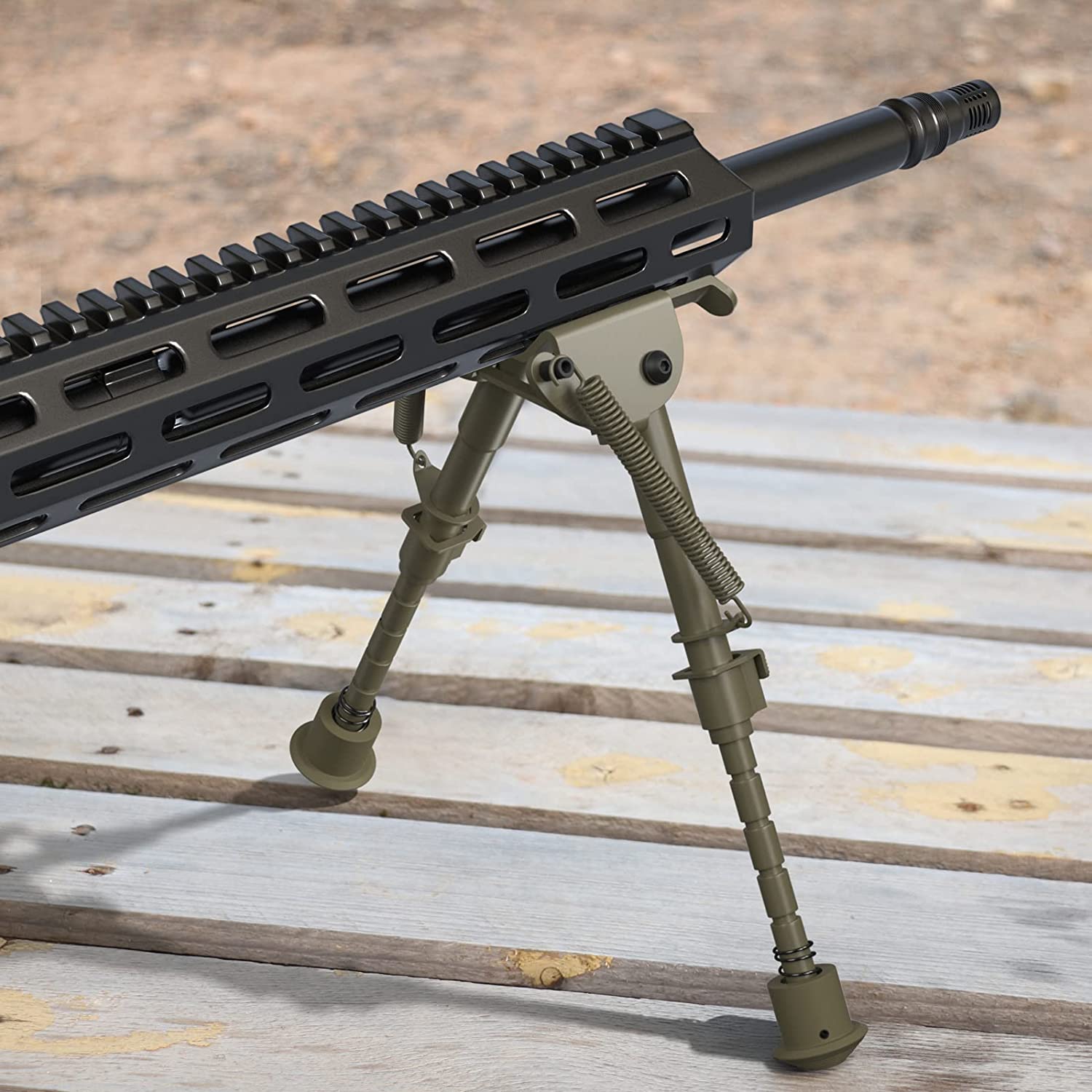 Feyachi B13-SS Bipod for Rifles - 6-9 Inch Adjustable Mlok