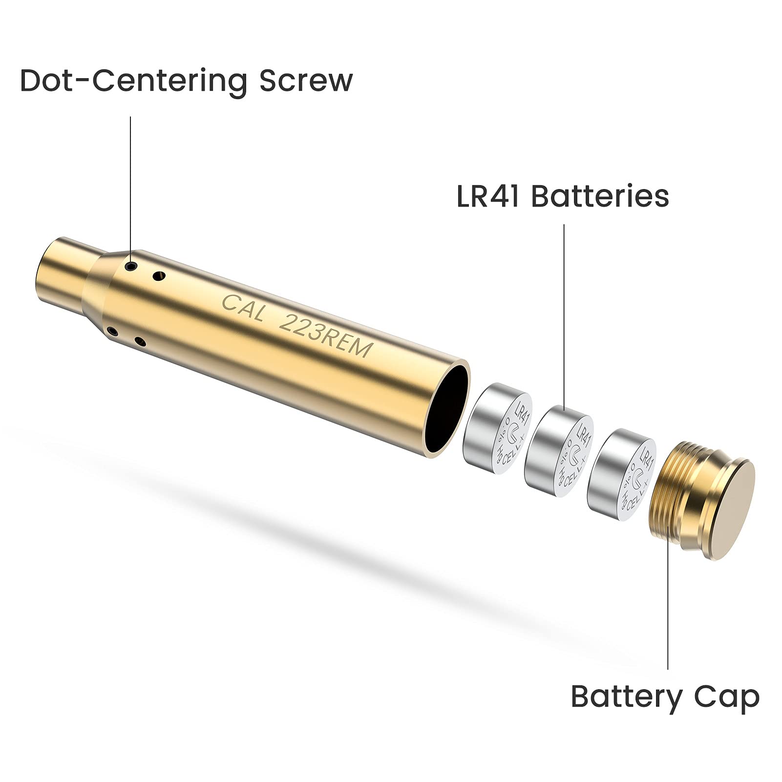 Feyachi BS28 Bore Sight - .223/5.56mm Red Laser