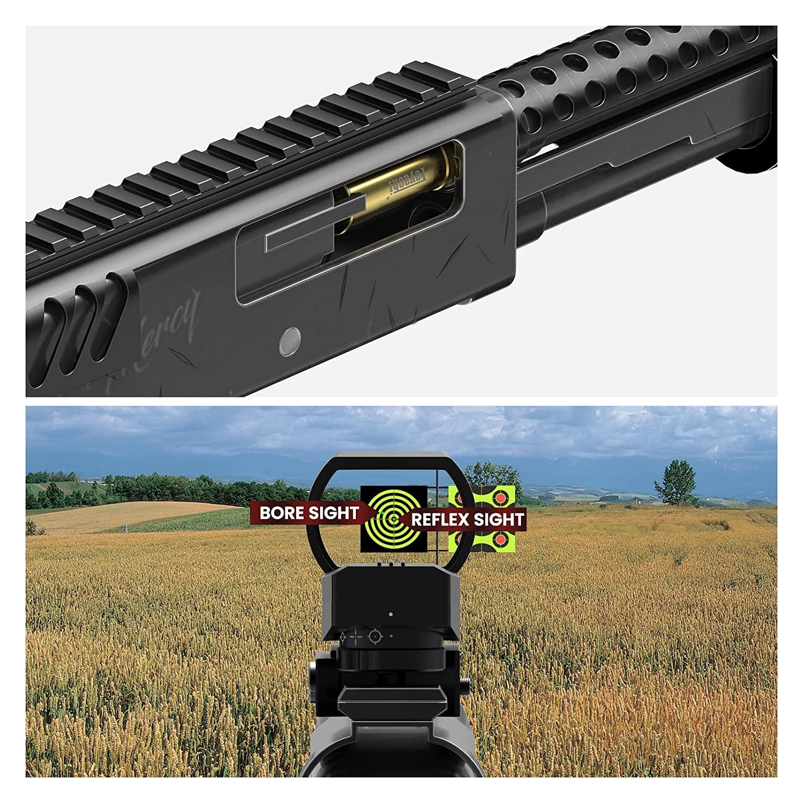 Feyachi BS39 Bore Sight - 12 Gauge Laser Boresighter