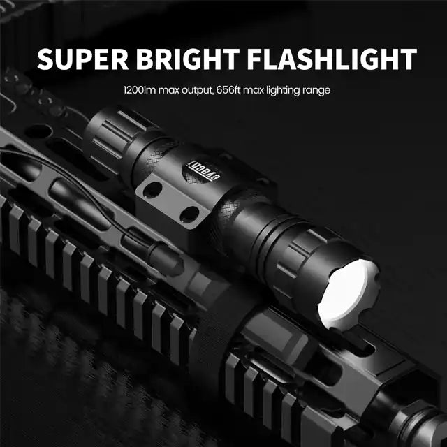 Feyachi FL22 Tactical Flashlight with Mount - 1200 Lumen Mlok