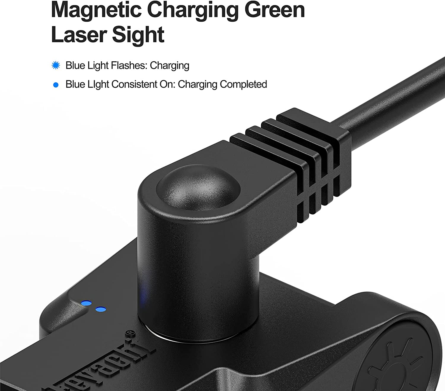 Feyachi LS22 Rechargeable Green Laser - USB Rail Mount