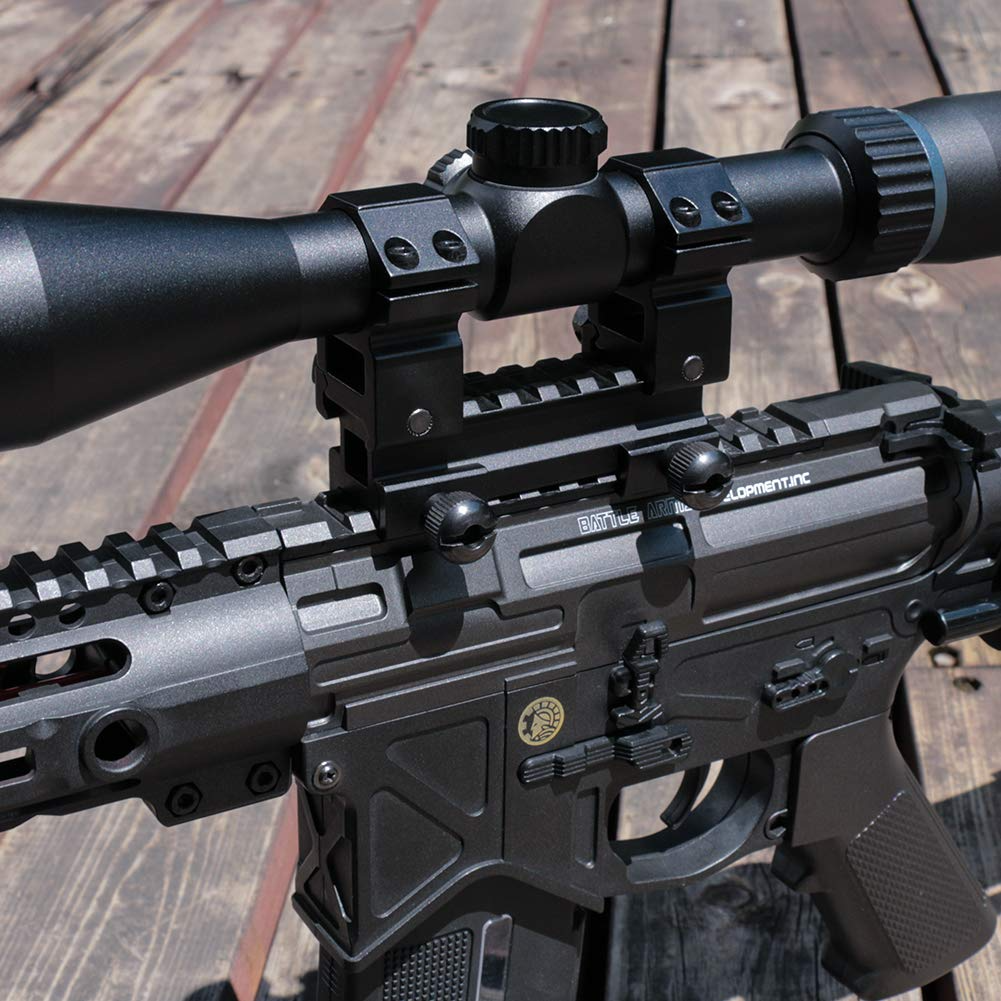 Feyachi RM62 Picatinny Riser Mount - With See Through Hole