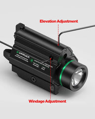 Feyachi LF-68 Green Laser Light Combo - 1000 Lumen Tactical