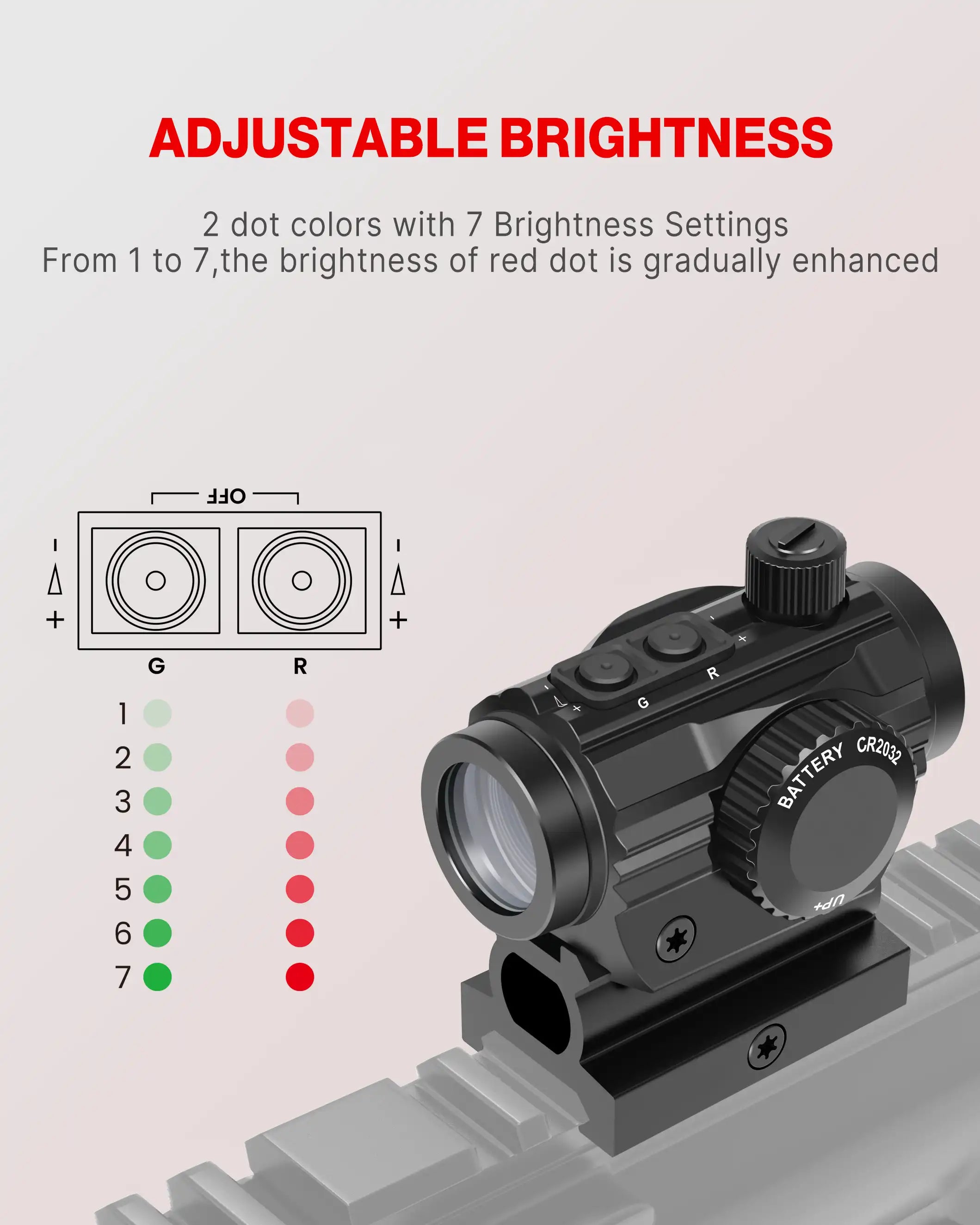 Feyachi Riser Feyachi RDS-36 Red & Green Dot Sight - Micro Reflex with Riser – feyachi
