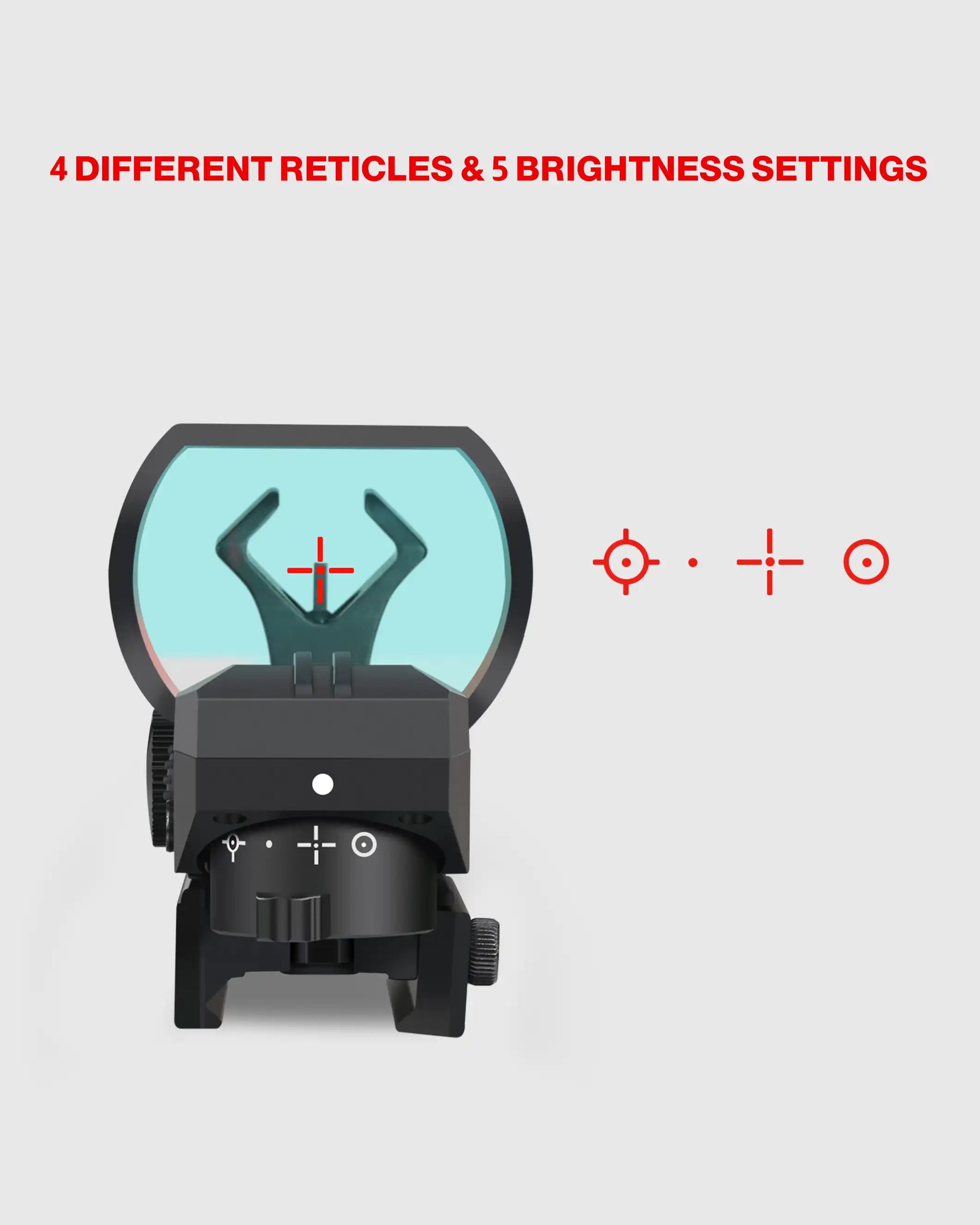 Feyachi RS-30 Reflex Sight - Multiple Reticle Red Dot