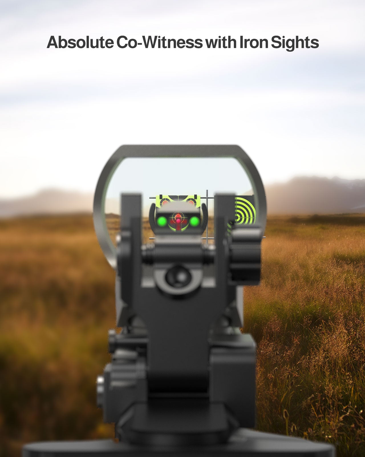 Feyachi RS60 Red Dot Reflex Sight Nickel - Multiple Reticle